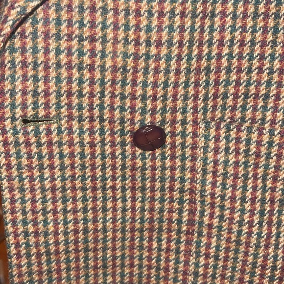 Vintage Giorgio Sant’Angelo 100% Wool Tweed Blazer - Size 8 - Picture 6 of 8